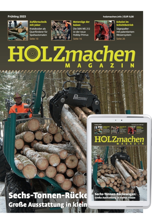 HOLZmachen – Abonnement als Druck- mit Digitalausgabe, Lieferung in Deutschland